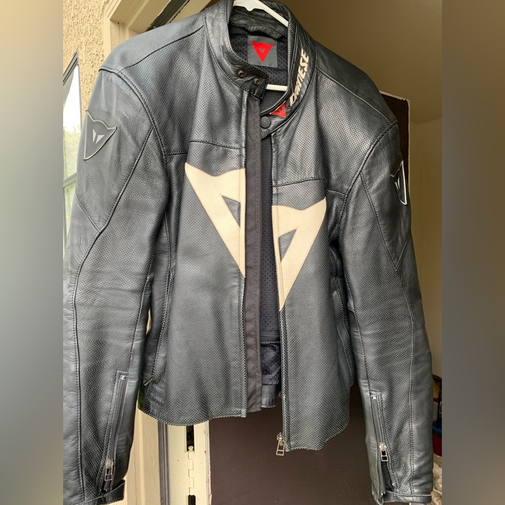 Dainese Black Performance Motorcycle Jacket